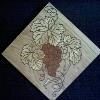 17" X 17" X 1/4"
Woods used: Butternut, Mahogany, Poplar, Walnut.