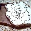 6" in diameter X 1.25" high
Woods used: Aspen, Basswood, Mahogany, and Walnut
I made this for my Mom's birthday, '09