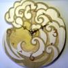 11 1/2" X 10 1/2" X 1/4"
Woods used: aspen, basswood, mahogany, poplar, and satinwood.