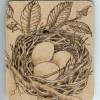 4 1/2" X 5" X 1/4"
Baltic Birch plywood.
Fridge magnet.
A gift for my landlord / 2nd Mom.